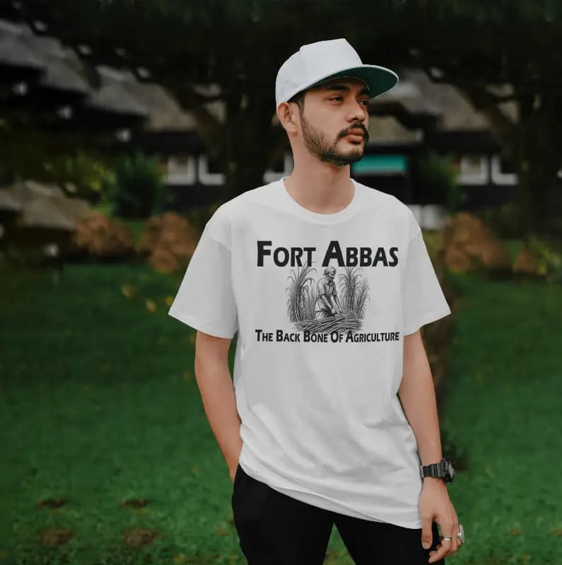 Fort Abbas - The Backbone of Agriculture | Pakistan T-Shirt | Desi Swag | Heritage Tee | Agriculture Pride