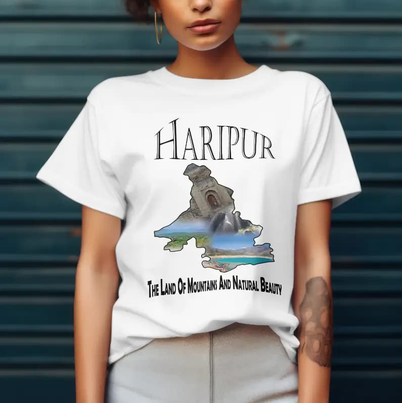 Haripur - The Land of Mountains & Beauty | Pakistan T-shirt | Desi Swag | Nature Lover | Mountain Tee