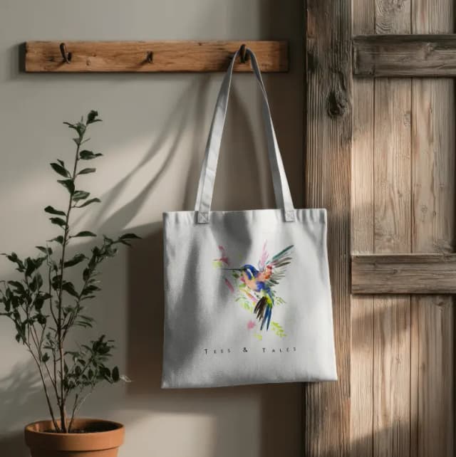 Hummingbird Harmony Tote Bag