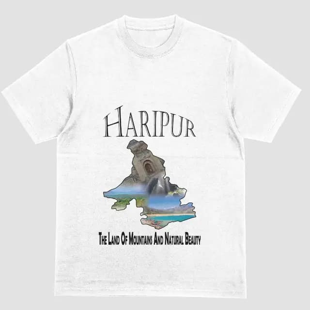 Haripur - The Land of Mountains & Beauty | Pakistan T-shirt | Desi Swag | Nature Lover | Mountain Tee